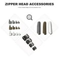thumbnail image 6 of Rhewides 24 Sets Zipper Sliders Metal Zipper Bottom Sliders Retainer Insertion Pin Zipper Stoppers Repair DIY Sewing Replacements Mixed, 6 of 10