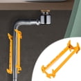 thumbnail image 5 of Basin Wrench,7 Sizes Faucet Sink Wrench For Tight Spaces,Four-Jaw Hex Wrench Sink Crescent Plumbing Wrench Tool Kit,Multifunctional Pipe Interface Wrench For Kitchen Toilet Bathroom, 5 of 5