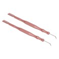 thumbnail image 3 of 2pcs Eyelash Lift Tools Stainless Steel Separator Lash Lift Tools for Ironing Combing Eyelashes Rose Gold, 3 of 5