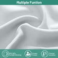 thumbnail image 5 of Lapalife Blackout Door Curtain, Thermal Insulated French Door Curtains for Privacy, Tie up Shades Tricia Door Blind, 1 Panel, 26"x 66", White, 5 of 8