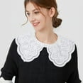 thumbnail image 2 of CAILDANL Fake Collar Detachable Faux Collar Half Shirt Women Blouse False Collar Dickey, 2 of 5