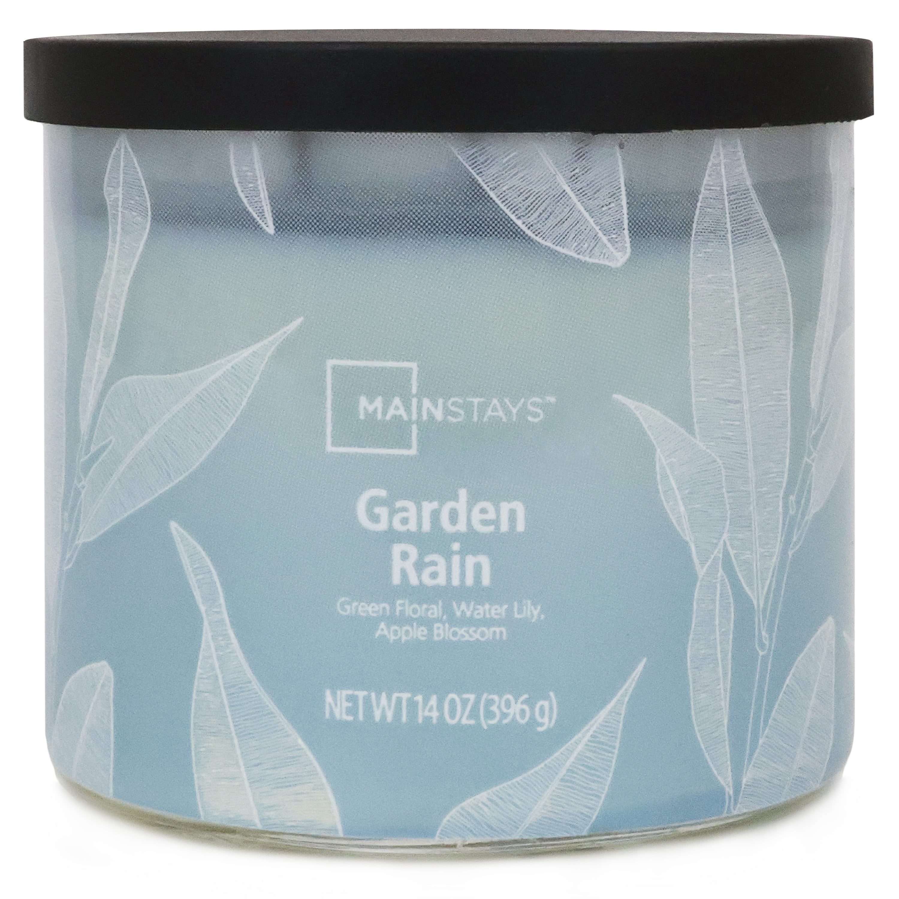 (2 pack) Mainstays 3-Wick Ombre Wrap Garden Rain Candle, 14-Ounce