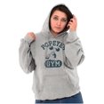 thumbnail image 3 of Popeye Body Builder Gym Workout Cool Hoodie Sweatshirt Women Men Brisco Brands S, 3 of 6