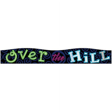 Die-Cut Banner 6"X12 Feet-Over The Hill