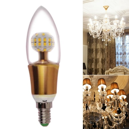 

MyBeauty 9W 220V E14/E27 LED Dimmable Candle Light Bulb Decor for Chandelier Ceiling Lamp