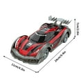 thumbnail image 2 of Coche de control remoto a escala 1:18 | Coche deportivo RC de deriva de alta velocidad de 4 vías | Controlador inalámbrico 2.4G | Vehículo de carreras duradero y resistente a los impactos | Diseño, 2 of 2