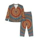 thumbnail image 1 of Balery Mandala Conjunto de Pijama con Estampado para Mujer, Conjunto de Dos Piezas con Manga Larga, Ropa de Dormir Suave con Bolsillos, Pijamas Cómodos-Large, 1 of 7