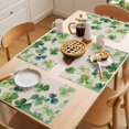 thumbnail image 5 of St. Patrick's Day Placemats Set of 4, Green Shamrocks Non-Slip Place Mats Washable Table Mats for Kitchen Dining Table Decorations Indoor/Outdoor, 5 of 9