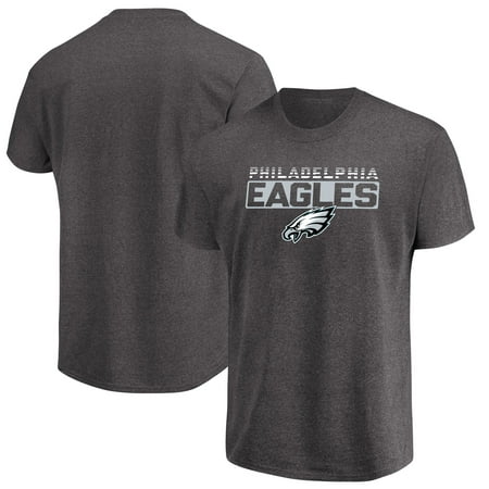 - Men's Majestic Heathered Charcoal Philadelphia Eagles Come Into Play T-Shirt