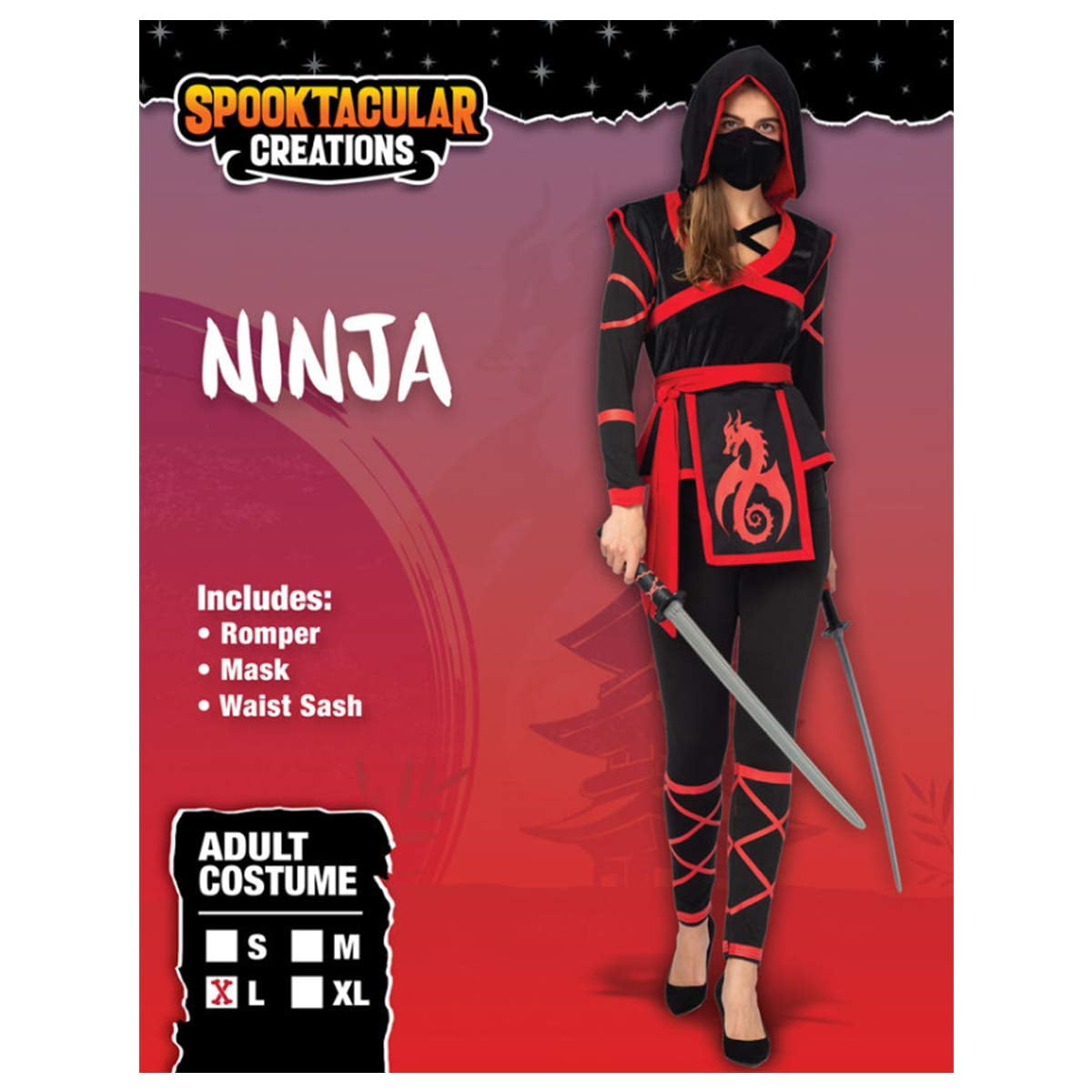 Wholesale Adults Ninja Costume for Hallowmas Party - China Ninja