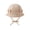 A-Khaki, variant on ZACPNCV Baby Toddler Sun Hat Cute Bear Ear Bucket Hat with Adjustable Strap Solid Color Summer Beach Cap for Boys Girls A-Pink