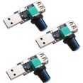 thumbnail image 1 of 3PCS 5W USB Fan Speed Controller Stepless USB Fan Speed Controller DC 5V DC 4-12V to 2.5-8V Regulator Speed Control Knob with Power Switch, 1 of 5