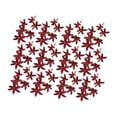 thumbnail image 4 of 12 flores artificiales de simulación de flores de 7 pulgadas, adorno realista de flores falsas Rojo oscuro, 4 of 9