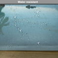 thumbnail image 6 of Ambesonne Tropical Place Mats Set of 4, Wooden House Nature, Standard Size, Blue Brown, 6 of 6