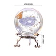 thumbnail image 3 of weibbin Engraved Decorative Crystal Sphere Decorative Quartz Glass Ball, Model Astronomy Sphere, Paperweight Crystal Display Sculpture Home Decor Crafts for Kids Friends, 3 of 6
