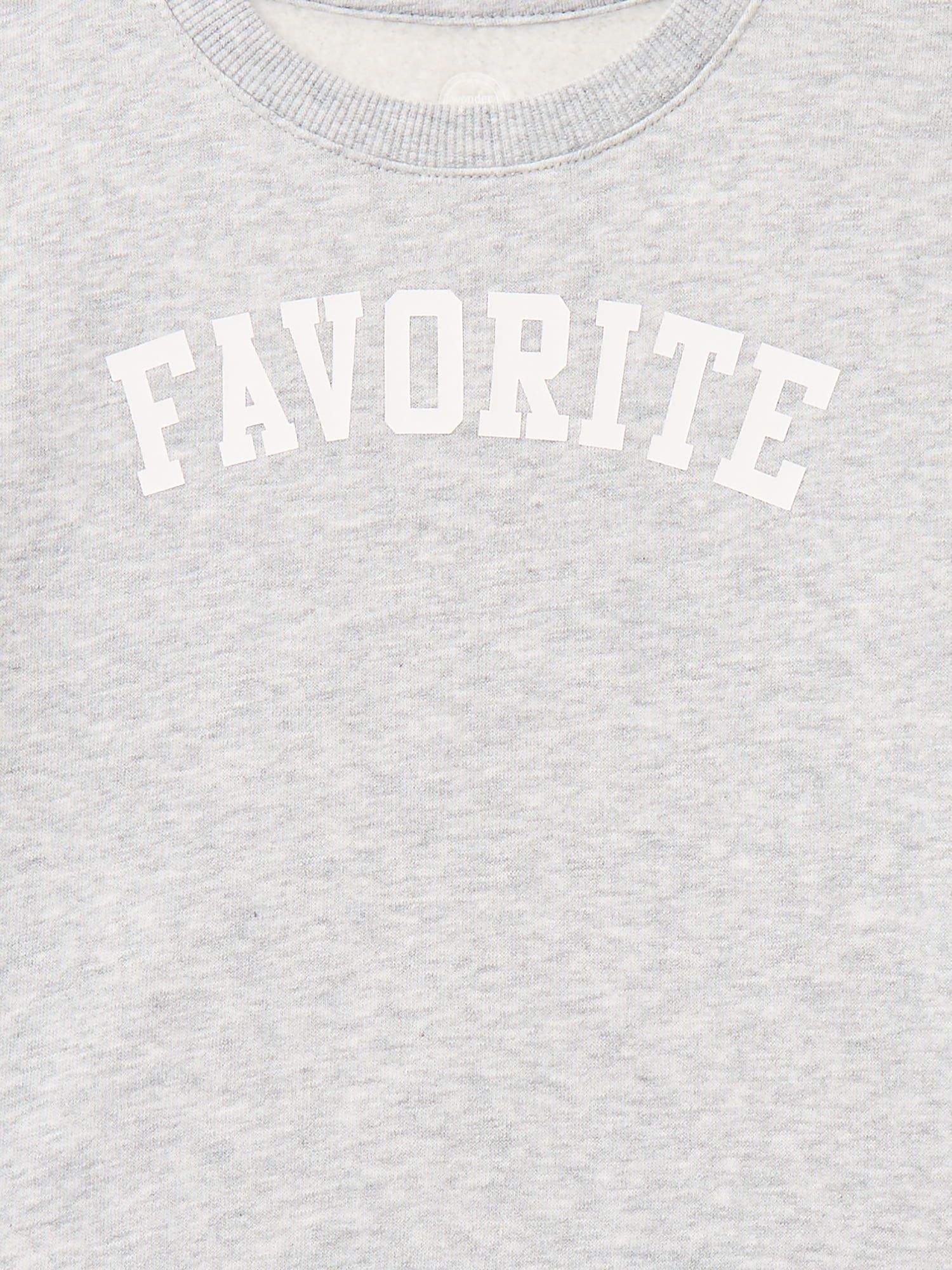 Wonder Nation Toddler Boys' Fleece Sweatshirt with Long Sleeves, Sizes 18M-5T