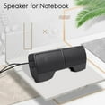 thumbnail image 3 of Clip Mini Portable USB Stereo Speaker Soundbar for Notebook Laptop Computer PC Mp3 Phone Music Player, 3 of 8