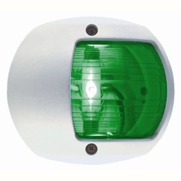 Perko LED Side Light - Green - 12V - White Plastic Housing [0170WSDDP3]