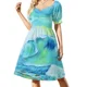 thumbnail image 1 of Vestido de manga corta Wave 2.7, vestido vendaje, vestidos de noche para mujer, moda para mujer, vestido para mujer, 1 of 8