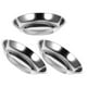thumbnail image 1 of unbranded 3Ud Tazones Para Mascotas De Inoxidable Con Antideslizante Para Comida Y, 1 of 8