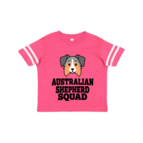 Inktastic Dog Australian Shepherd Squad Boys or Girls Toddler T-Shirt