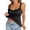 Black, variant on Gpoecd Tank Top with Built in Bra Lace Spaghetti Strap Casual Padded Sleeveless Ribbed Shirts for Everyday Camisole Tops for Women Pink,S