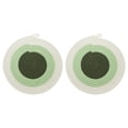thumbnail image 1 of 2Pcs Manteles Individuales Redondos Trenzados, 11.8" Manteles Tejidos para Mesa de Cocina con Gancho para Decoración de Granja (Verde), 1 of 7