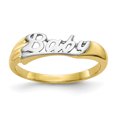 thumbnail image 1 of Bague pour Bébé Enfant en Or Jaune 10k, 1 of 9