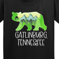 thumbnail image 4 of Inktastic Gatlinburg, Tennessee Mountains and Bear Shape Youth T-Shirt, 4 of 5