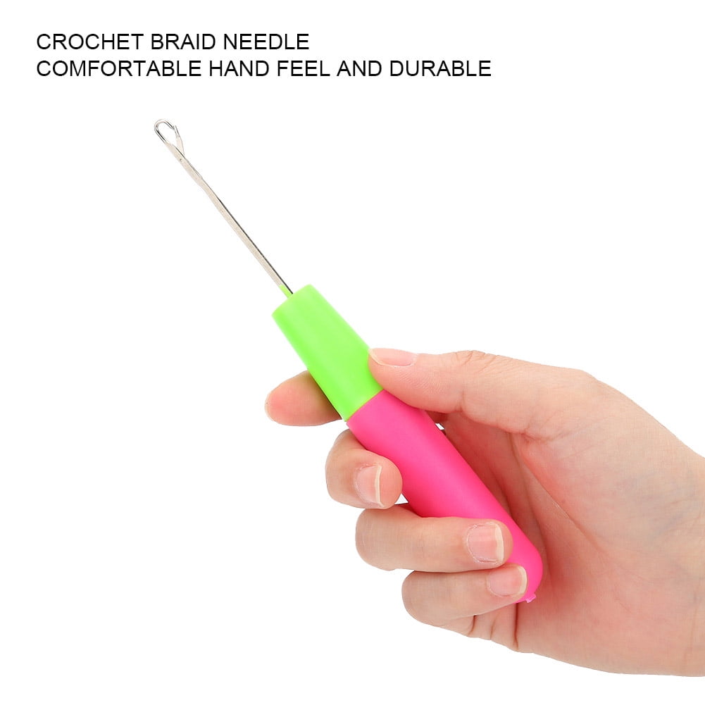 LHCER Crochet Braid Needle,Dreadlock Needle,10pcs Crochet Braid Needle