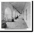 thumbnail image 2 of Historic Framed Print, Porch of the Mission of San Juan, Monterey County, 17-7/8" x 21-7/8", 2 of 9
