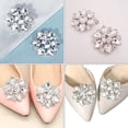 thumbnail image 2 of 2 hebillas de cristal con diamantes de imitación para zapatos, clips desmontables para decoración de zapatos DIY., 2 of 8