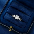 thumbnail image 3 of SFTING Wedding Rings For Woman 925 Sterling Silver Princess Engagement Rings 5A CZ Promise Wedding Rings Set Size 10, 3 of 7