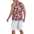 thumbnail image 2 of Sikiie Skull record artist Basketball Jersey Reversible Men's Mesh Athletic Sports Shirts Training Practice S-4XLSmall, 2 of 6