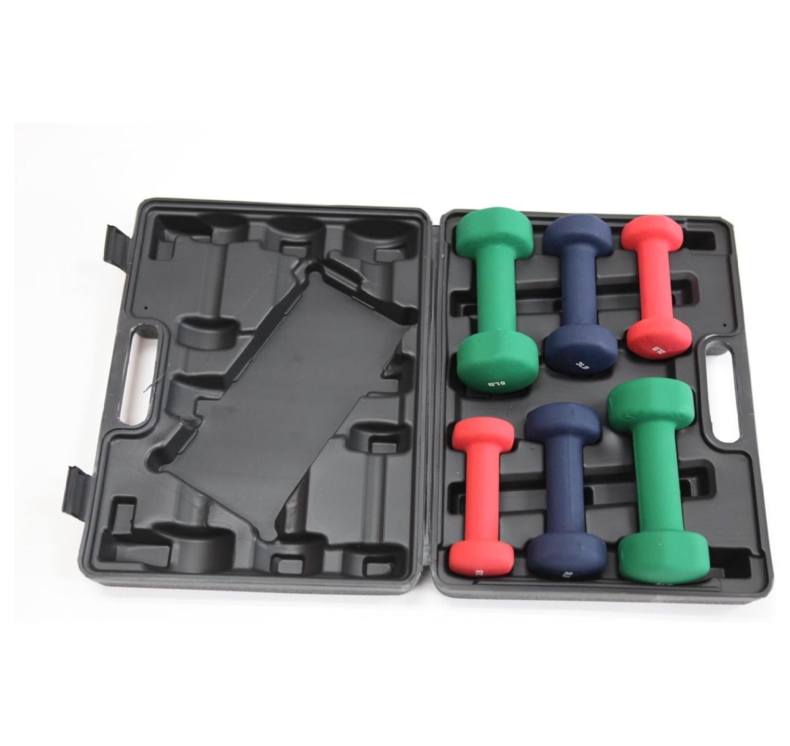 Ader Neoprene Dumbbell Set Neoprene DBS w/ Case