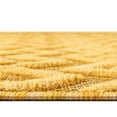 thumbnail image 5 of Unique Loom Outdoor Trellis Textured Collection Area Rug - Osage (7' 10" x 10' Rectangle Yellow), 5 of 7