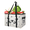 Multicolor 4, variant on CURLYOOT Watercolor Clover Ladybugs Reusable Grocery Bag, Foldable Shopping Tote Bag with Reinforced Handles, Large Kitchen Grocery Bags for Shopping Groceries Picnic