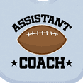 thumbnail image 4 of Inktastic Assistant Football Coach Baby Boy Boys Baby Bib, 4 of 4