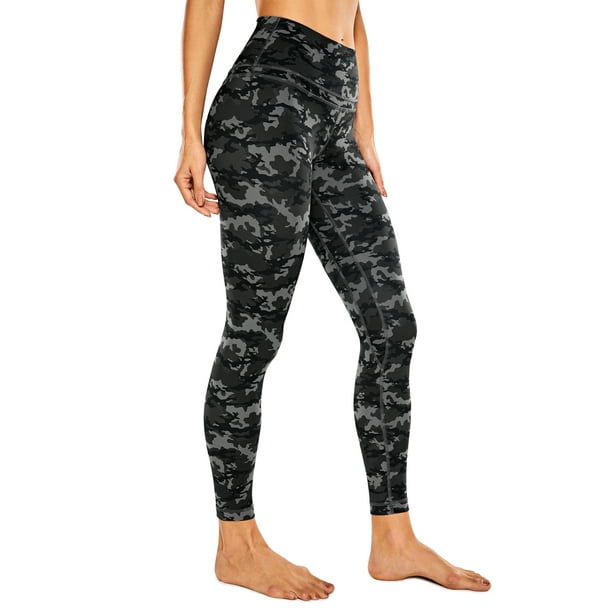 Women's CRZ Yoga Workout 7/8 Yoga Leggings 25 Inches - High Waist Tight  Pants 