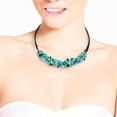 thumbnail image 5 of Lovely Handmade TQ-Tiger-Pearl Choker Wire Necklace, 5 of 5