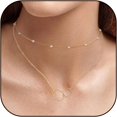 thumbnail image 1 of Colliers pour Femmes Collier de Perles pour Femmes Collier Charme Collier Ras du Cou Collier de Perles Collier de Mariage Bijoux de Bal Cadeaux Tendance pour Femmes, 1 of 7