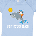 thumbnail image 4 of Inktastic Fort Myers Beach Florida Dolphin Boys or Girls Baby Bodysuit, 4 of 5