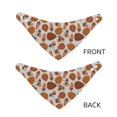 thumbnail image 3 of Naloa Pinecone Autumn Pattern Dog Bandana Large and Small-Dog Scarf Bib Handkerchief Accessories for Dogs and Cats(S-L)-Large, 3 of 5