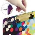 thumbnail image 6 of FORMRS Acrylic Clipboard with Low Profile Clip Standard A4 Letter Size, 12.5" x 9", Green Colorful Circles, 6 of 8