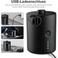 thumbnail image 2 of Bomba de aire eléctrica bomba de batería portátil: compresor eléctrico pequeño bomba eléctrica mini bomba de aire eléctrica USB con 4000mah recargable para piscina camping colchón de aire an JFHHH pequeña, 2 of 5