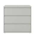 thumbnail image 2 of Hirsh 42 inch Wide 3 Drawer Metal Lateral File Cabinet for Home and Office, Holds Letter, Legal and A4 Hanging Folders, Gray, 2 of 6