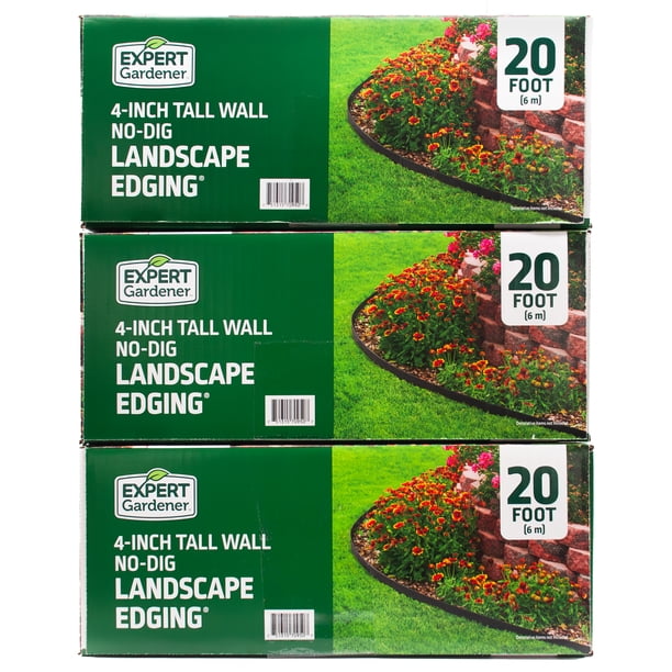 カーペンターBCγ45-160 Free Shipping! Expert Gardener 4-inch Tall Landscape Edging Kit