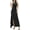 Black, variant on Scacto Women's Sexy One Shoulder Satin High Split Cocktail Wedding Party Maxi Dress