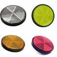 thumbnail image 4 of HUGFEGWE 2Pcs Circular Reflector Universal Car Trucks Motorcycle ATV Bikes Bicycle Reflector Safety Reflector Motorcycles Accessories CJB91-84074, 4 of 8