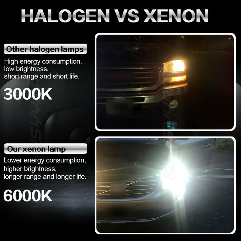 D2S Xenon HID Headlight Bulbs for NISSAN MURANO 2003-2014 LED High and Low  Beam 35W 6000K White,2pcs